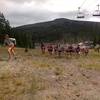 Start of the USATF Mountain Running Championships Men's 12K race