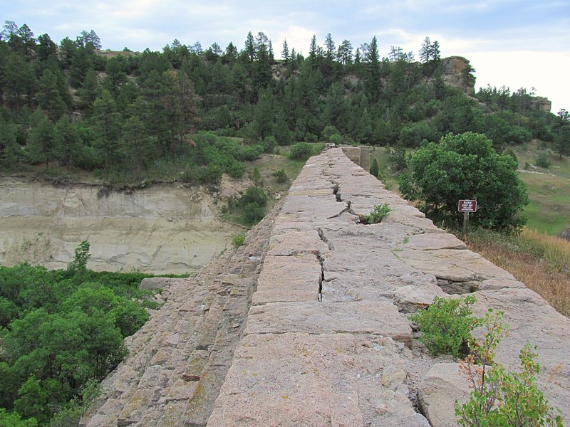 Top of the Failed Castlewood Dam