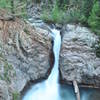 Cool waterfall along the road.