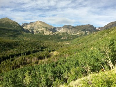 The climb is all at front of this hike