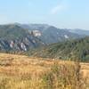 A view of the hills and cliffs that surround the area