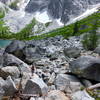 The Colchuck boulder field