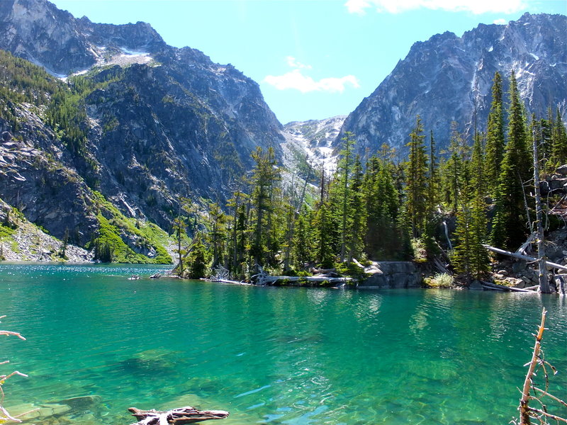 Overlooking Colchuck Lake