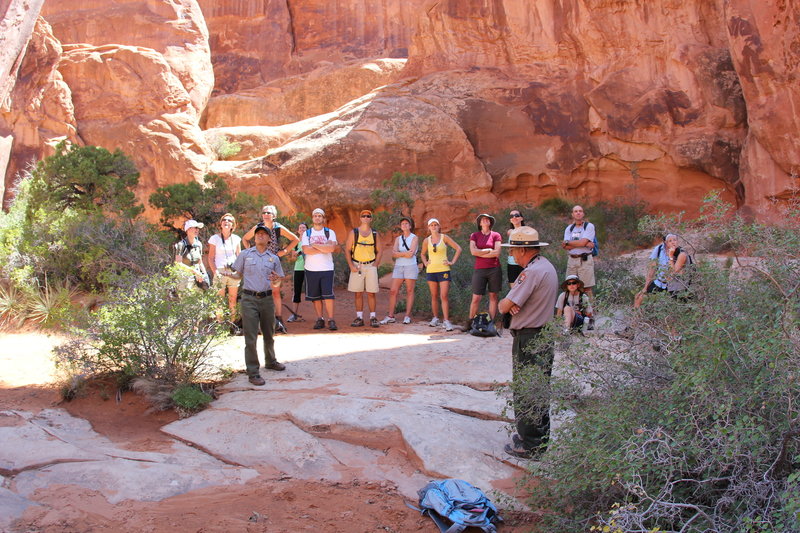 Fiery Furnace: Ranger tells the story of the park