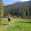 Reaching Timberline Lake