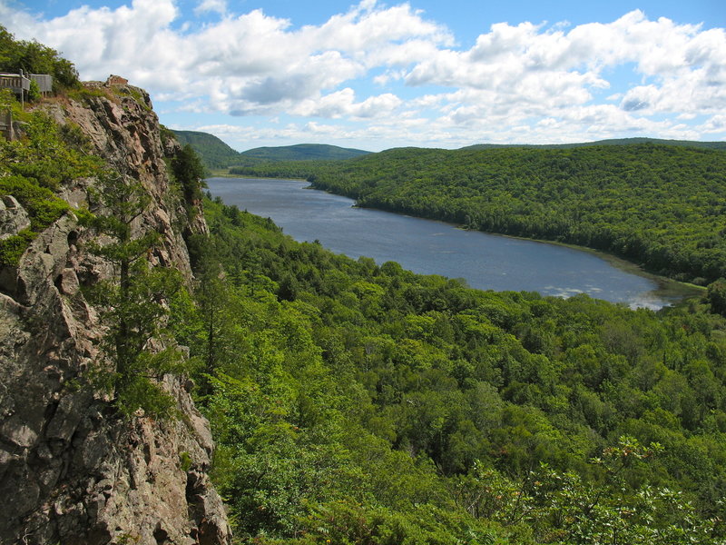 A nice August day at Lake of the Clouds