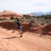 Behind the Rocks Ultra, views of the La Sals