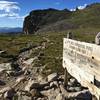 View at Pawnee Pass, looking toward northwest.