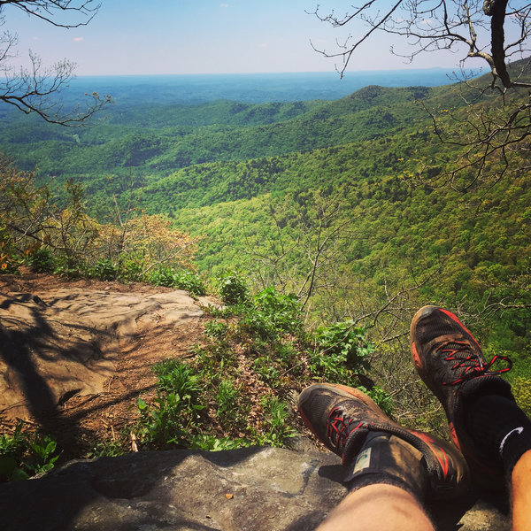 View of the North Georgia Mountains from the Appalachian Trail