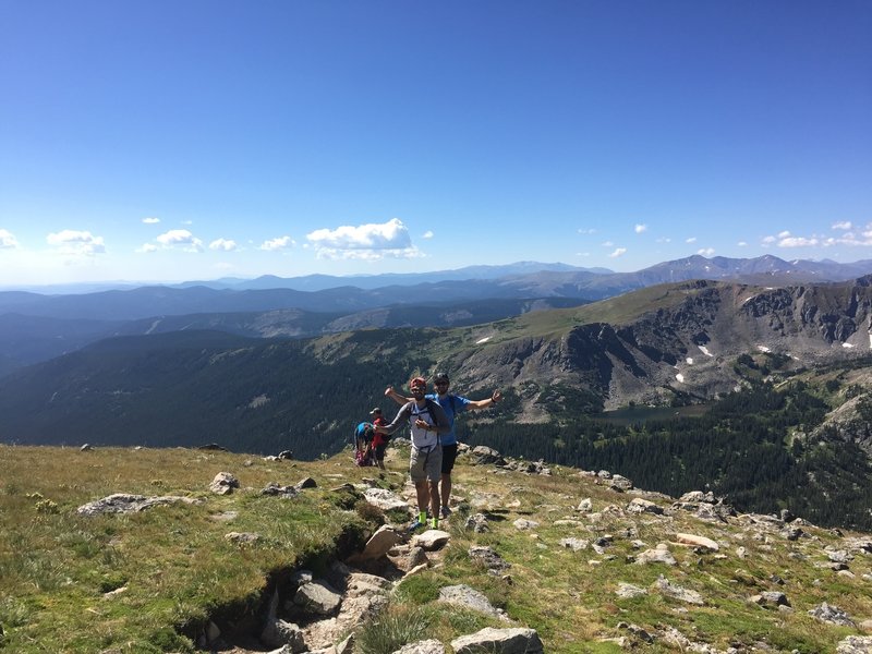 "Life above tree line is awesome!"