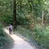 A couple enjoy the Wild Cherry Trail. Bill Cunningham Photo