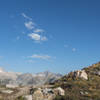 Cruising over the top of Bucksin Pass. Snowmass Mountain in the background. Photo: Michelle Smith