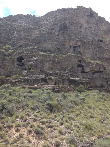 A view of the southwestern side of Sawtooth Canyon