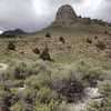 A view of one of the spectacular rock formations in the area