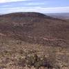 La Espina seen from Broke Back. Mayberry RFD trail in valley below.