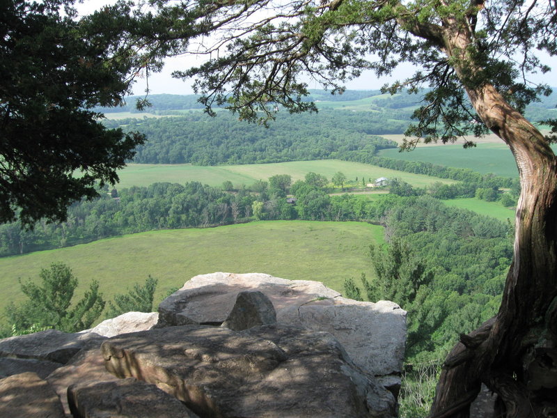 View from top of Gibraltar Rock.