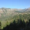 A view of the ridge just to the west of the top part of the Jardine Juniper From Wood Camp trail