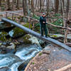 The start of Trillium Gap Trail.