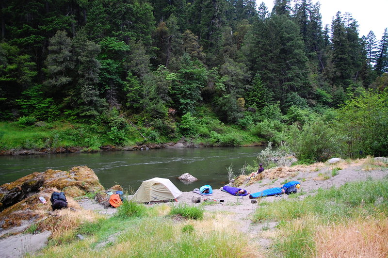 Camping at Quail Creek on the Rogue River Trail