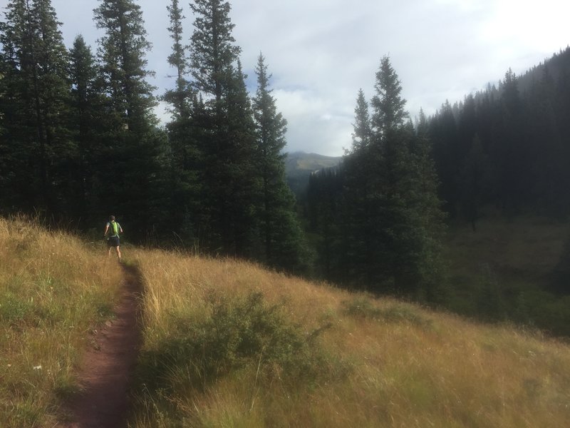 Cruising up Brush Creek towards Star Pass.