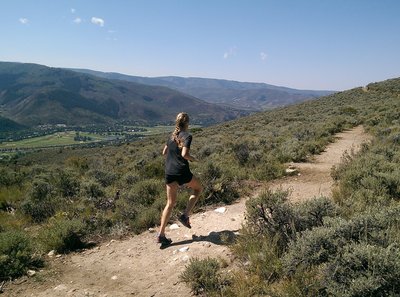 Good surface for running on Our Backyard Trail