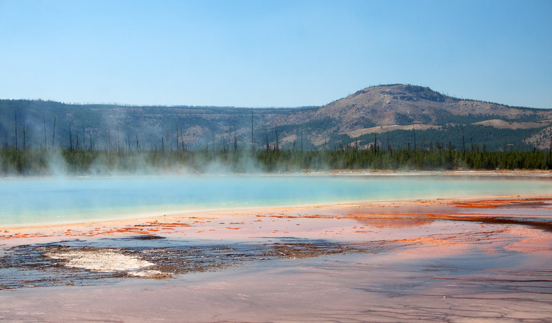 Grand Prismatic from Midway Geyser Trail.