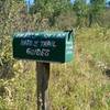 A 3rd grade class from the nearby school provides nature trail guides from this mailbox.