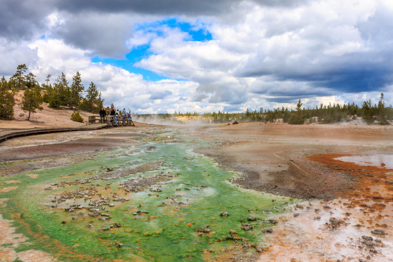 Color palette of Yellowstone.