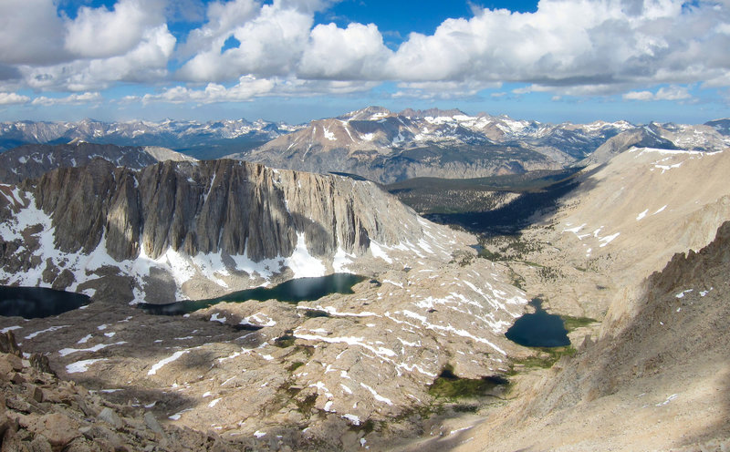 View west from Mount Whitney Trail