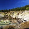 Sulphurous rocks