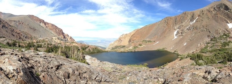 Sardine Lake and distant Mono Lake.