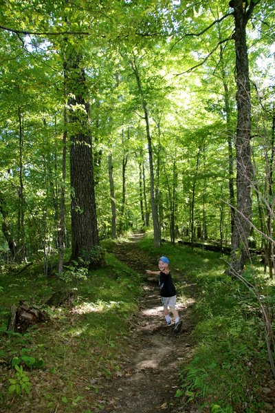 Future trail running star!