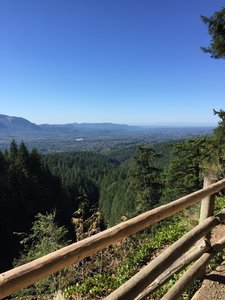 Lookout at Middle Wallace Falls.