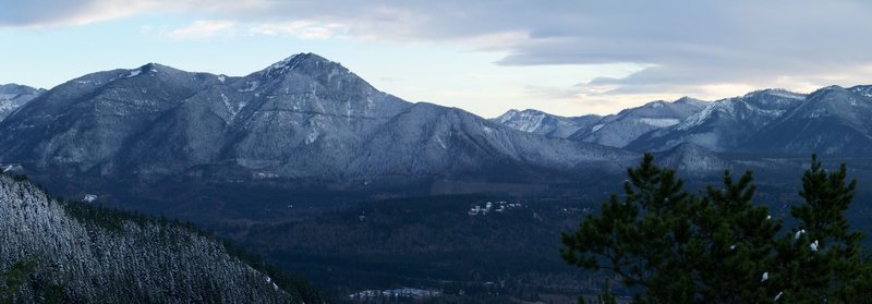 Snowy views from Little Si