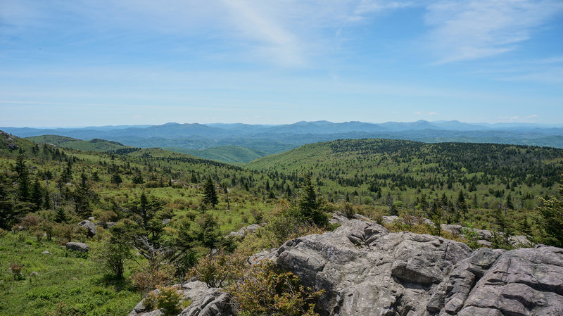 The view from the summit.