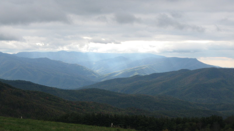 Max Patch with awesome Sun rays.