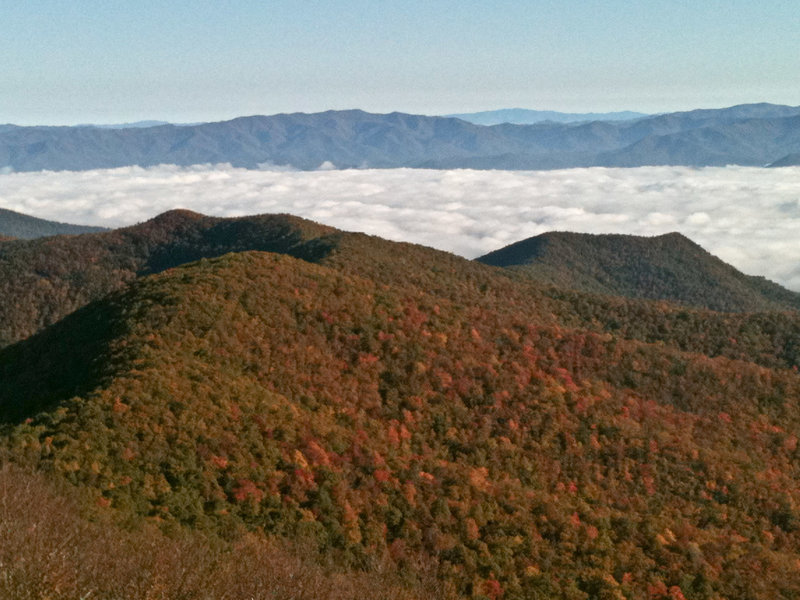 Early morning views from Brasstown Bald looking north