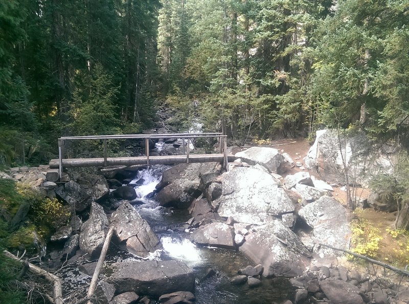 This is the way hikers get across Cross Creek