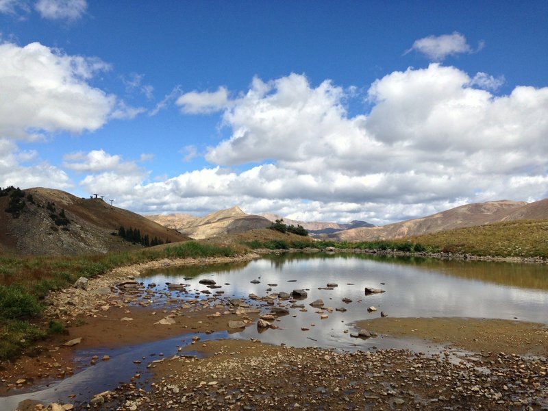 Lake Reveal, hidden by snow all winter, is beautiful in the summer.