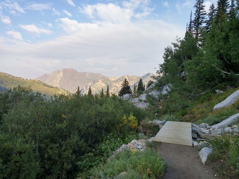 Looking West on Catherine Pass Trail