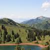 On the ridge above Desolation Lake.