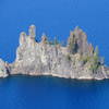 Phantom Ship on Crater Lake.