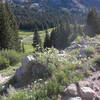 Looking back on the way to Catherine Pass.