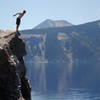 Swimming and cliff jumping on offer at the bottom of Cleetwood Cove Trail.