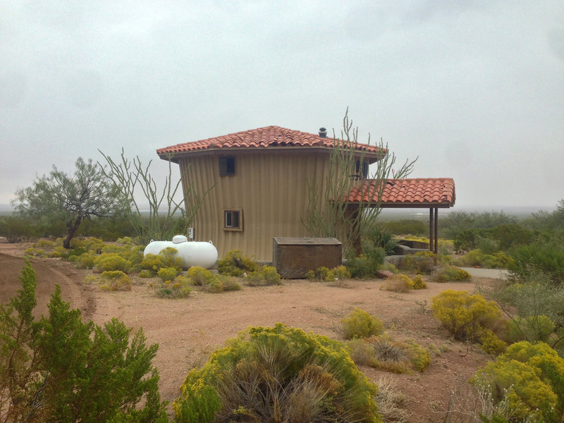 The Bowen Ranch round house.