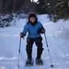 Snowshoeing on the Mt. Healy Trail.