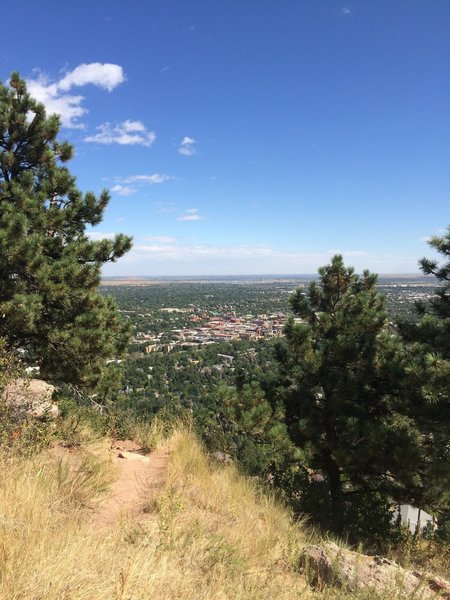 Boulder from the Flagstaff lookout.