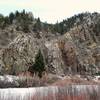 View along Waterton Canyon.