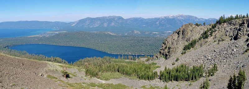 View from Mt Tallac Trail.