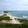 Standing next to the Garden Key Lighthouse, looking out at Bush Key.